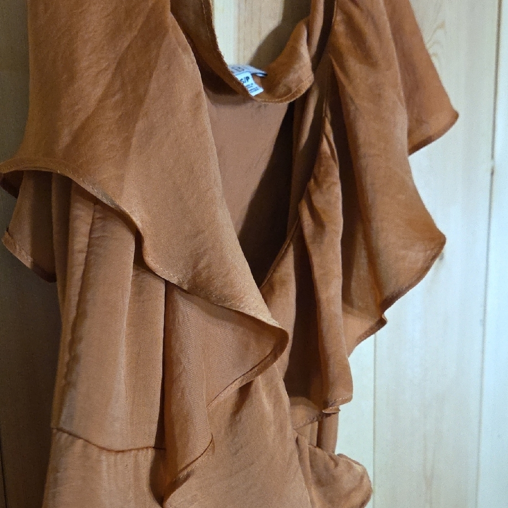Tobi Tan Ruffle Mini Dress - Picture 4 of 5